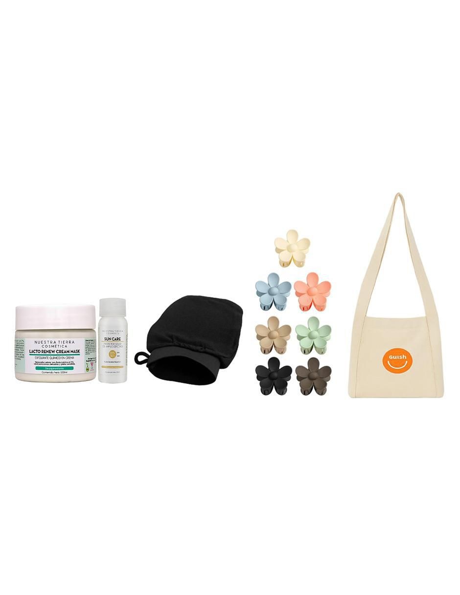 Kit de exfoliante Nuestra Tierra Cosmética para piel sensible