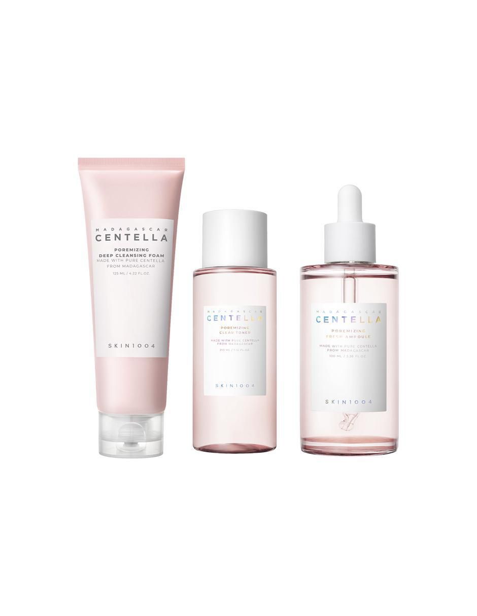 Kit tratamiento facial Madagascar Centella purificador Poremizing