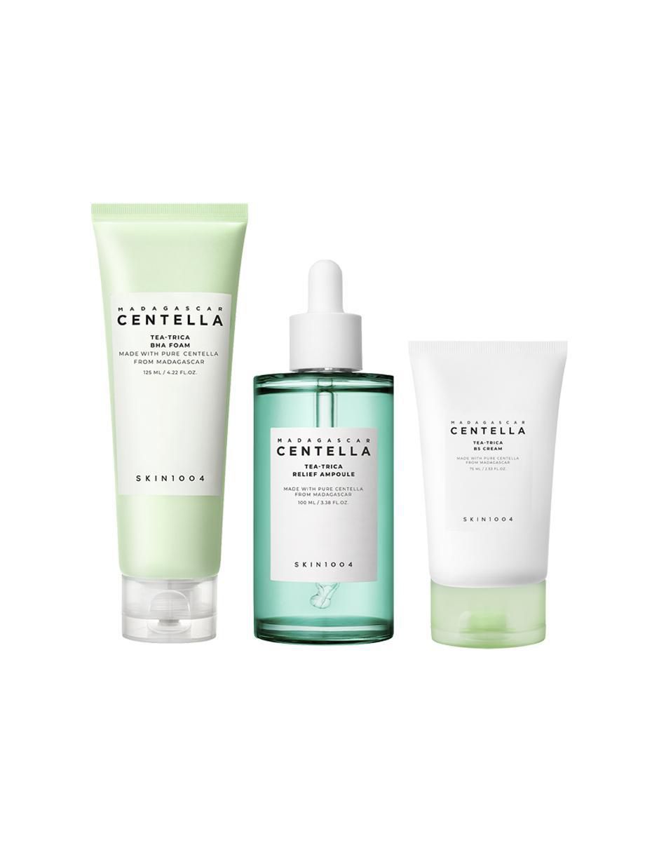 Kit tratamiento facial Madagascar Centella purificador Tea-Trica