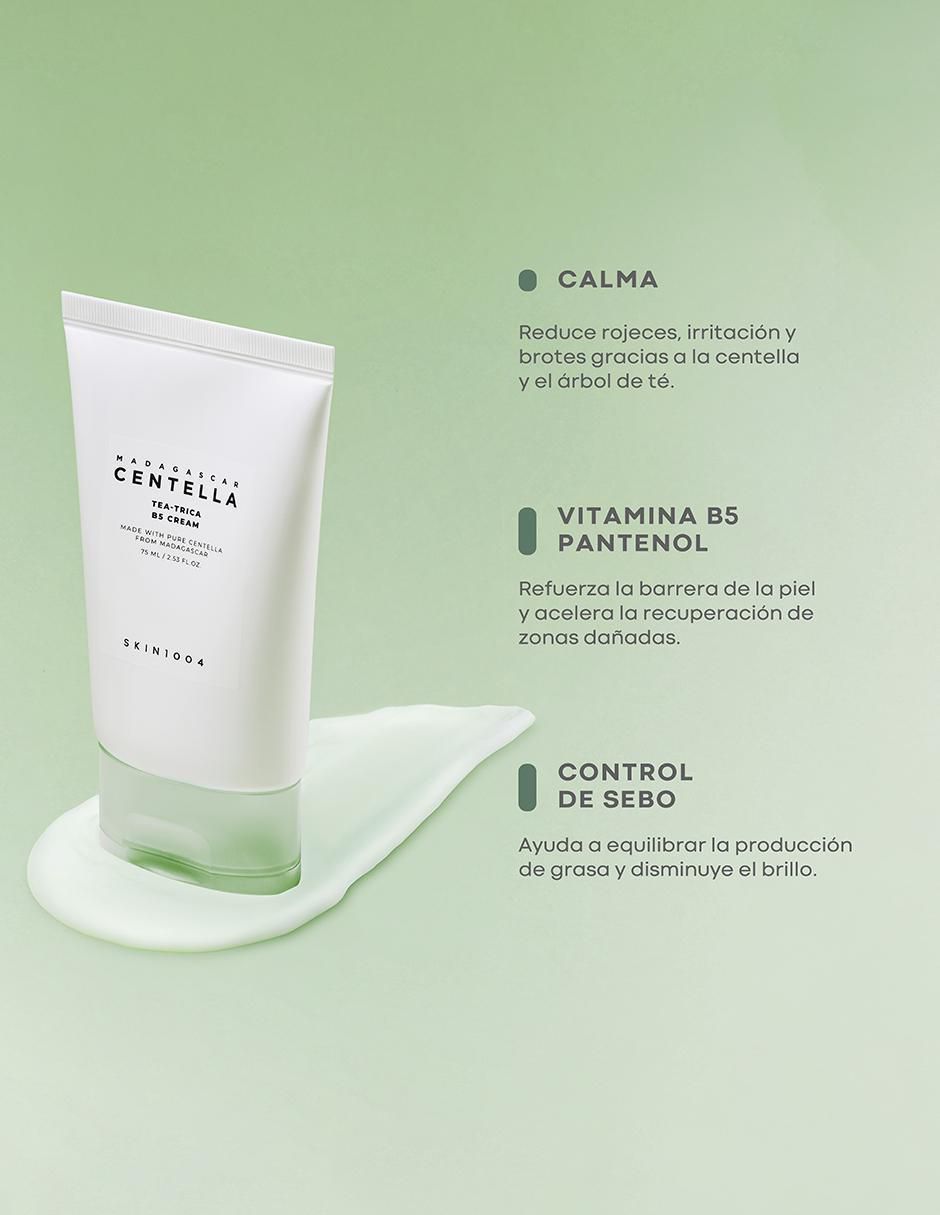 Kit tratamiento facial Madagascar Centella purificador Tea-Trica 6