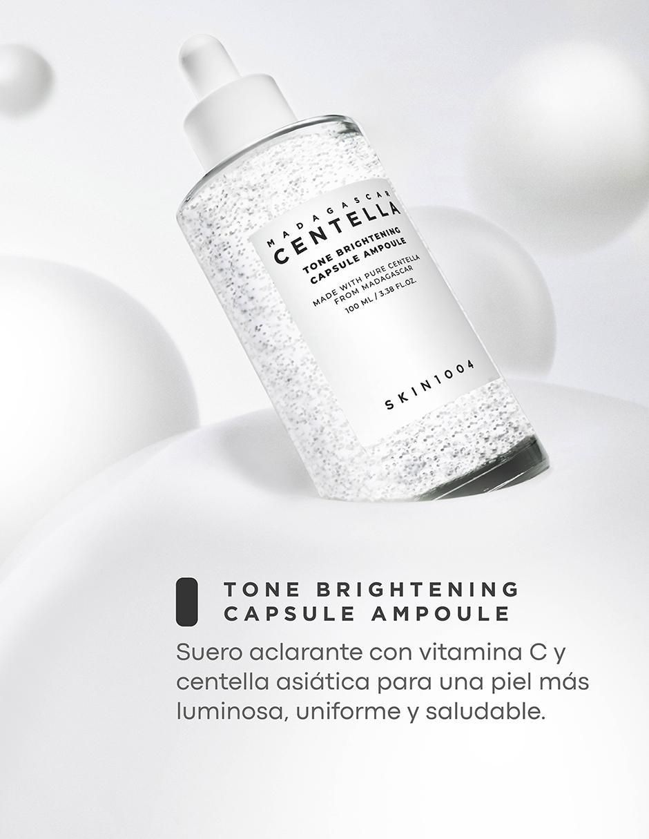 Kit tratamiento facial Madagascar Centella hidrata, protege y limpia Tone Bightening 3