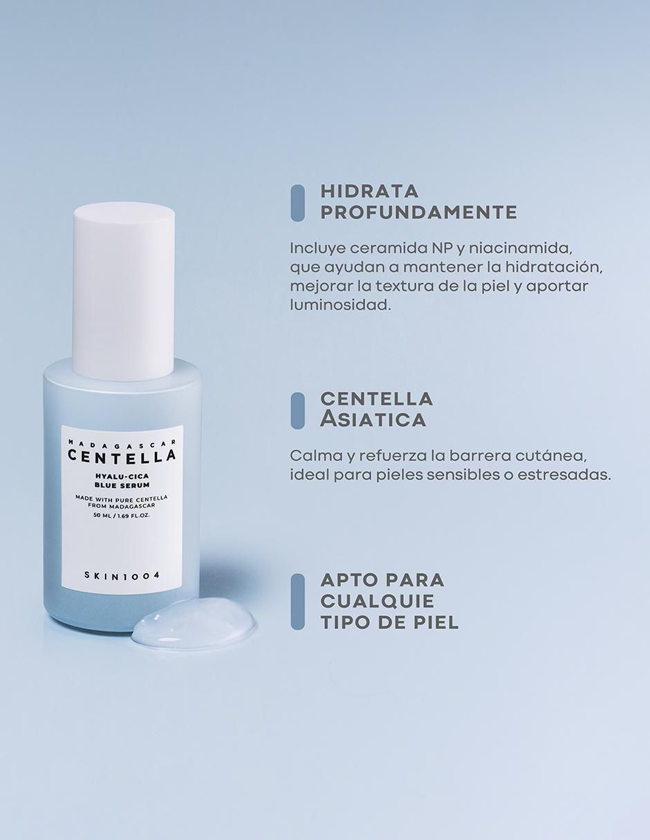 Kit tratamiento facial Madagascar Centella hidrata, protege y limpia Hyalu-Cica 4
