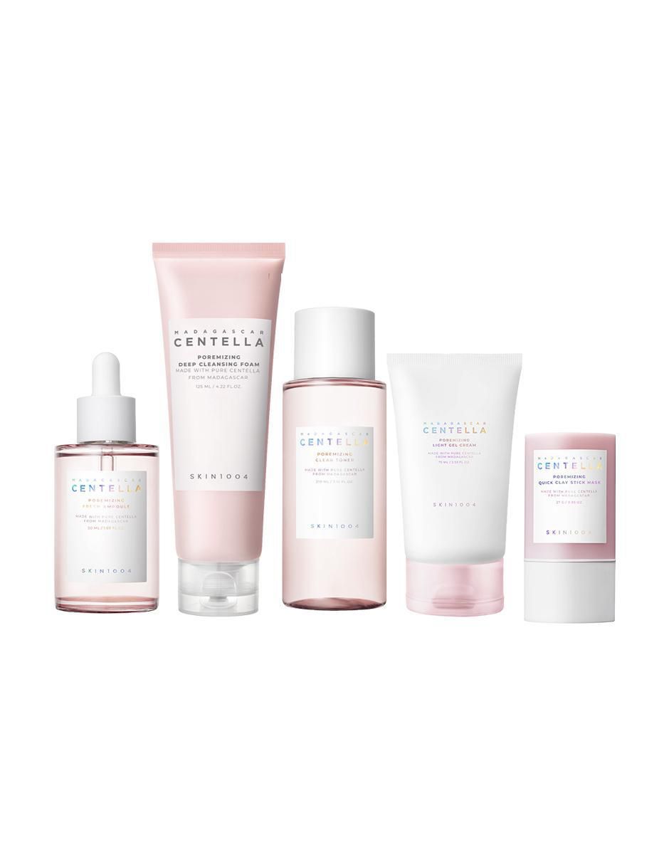 Kit tratamiento facial Madagascar Centella purificador Poremizing