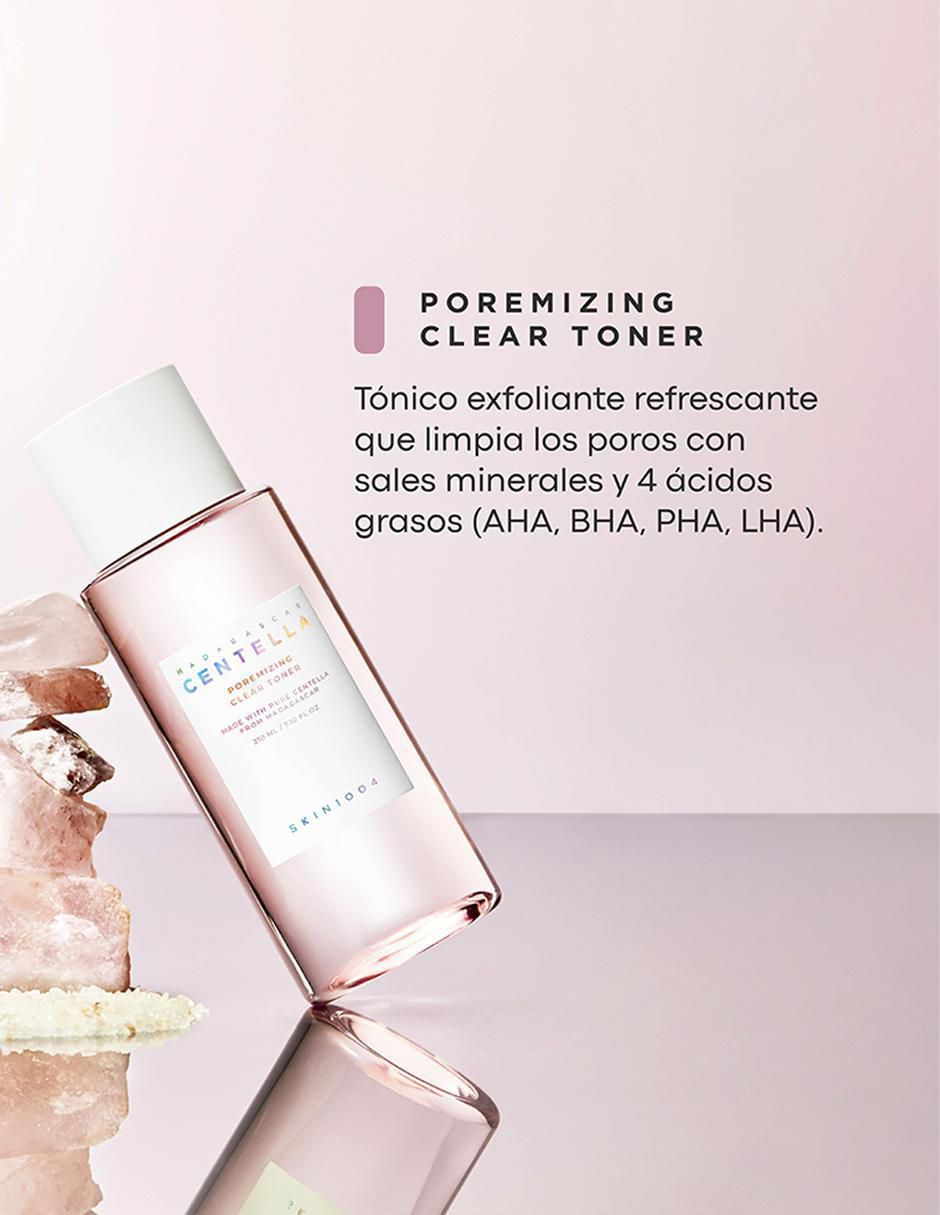 Kit tratamiento facial Madagascar Centella purificador Poremizing 4