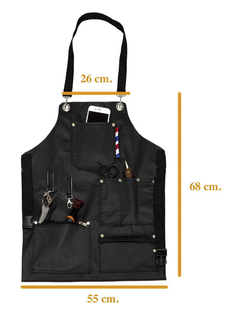 Mandil completo para barbería Lady Smoke impermeable 18