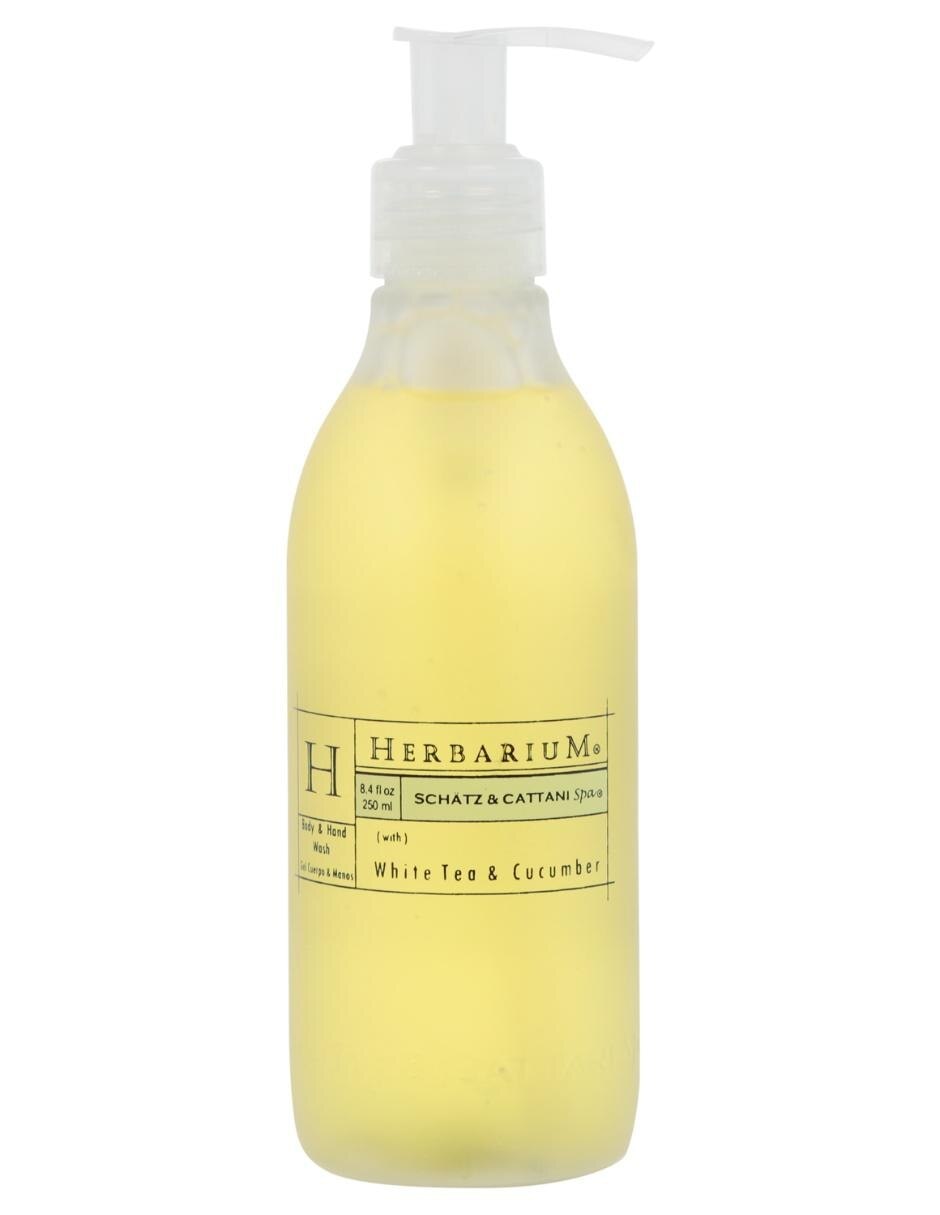 Gel corporal Limpiador Té Blanco y Pepino
