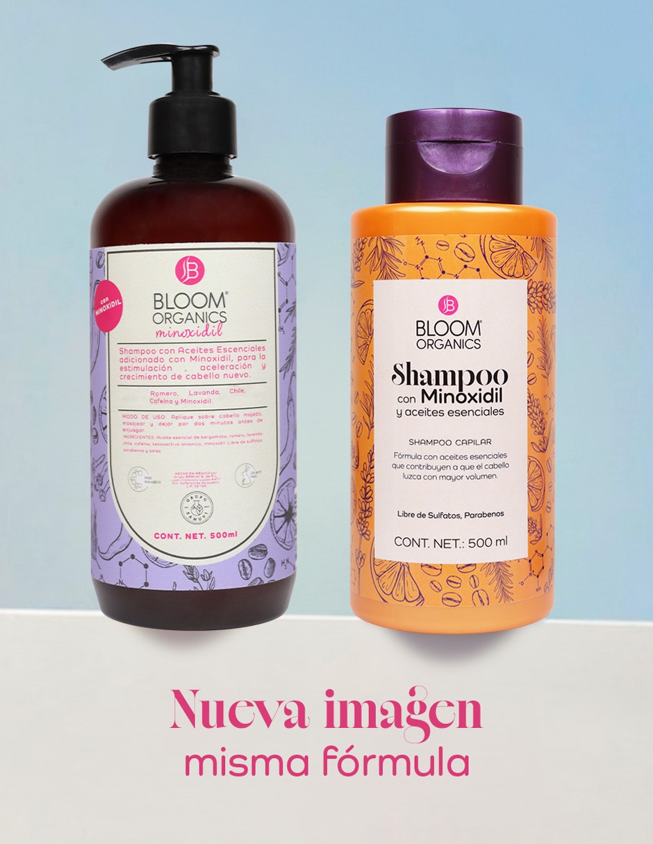 Shampoo anticaída para cabello con Minoxidil 2 piezas 3